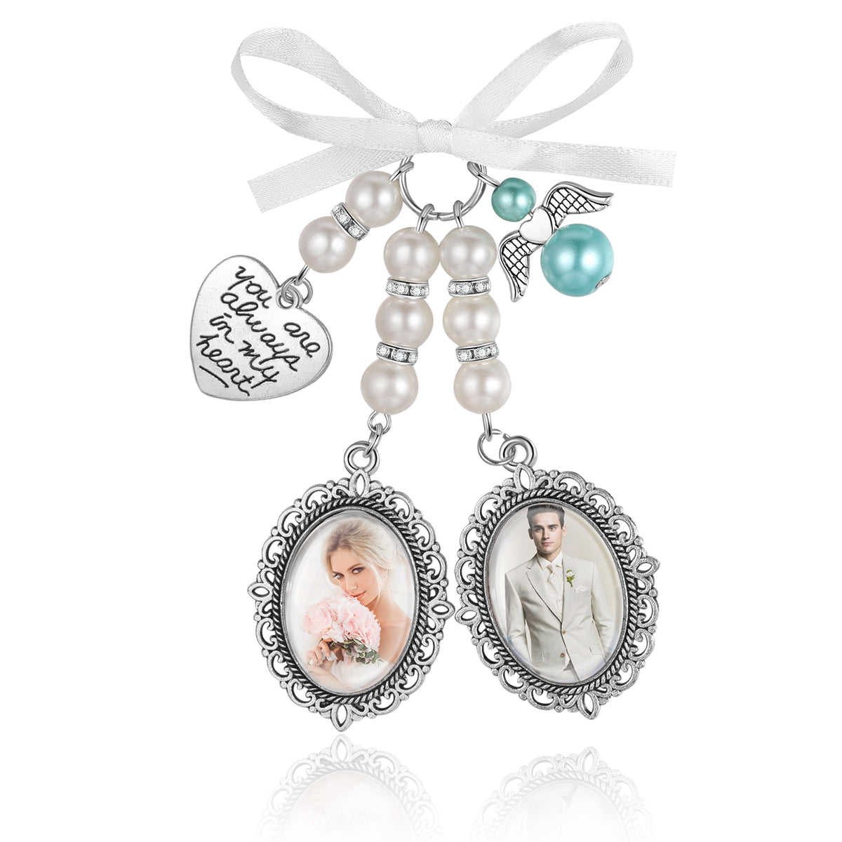 Personalized Photo Bouquet Charm