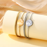 Pet Photo Engraved Disc Bracelet