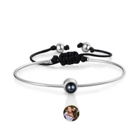 Cord and Chain Photo Projection Bracelet