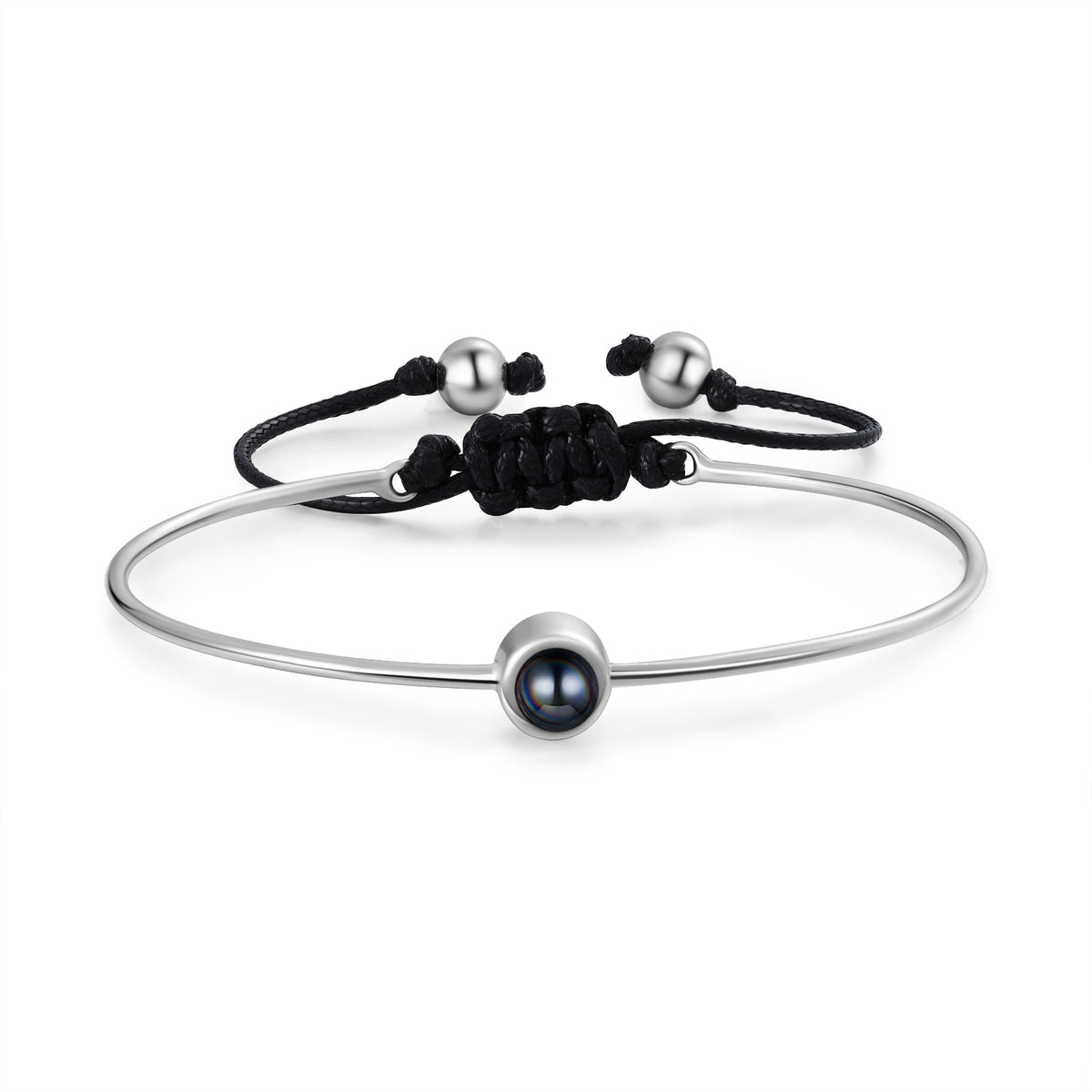 Cord and Chain Photo Projection Bracelet