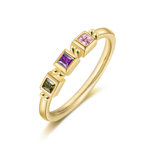 Custom Birthstone Ring