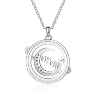 Custom Birthstone Engraved Necklace