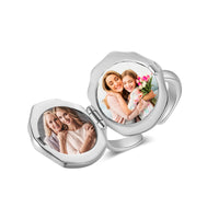 Gold Angel Photo Ring