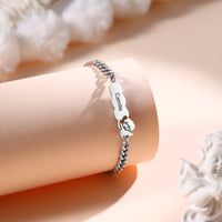Parent and Child Engraved Name Bracelet