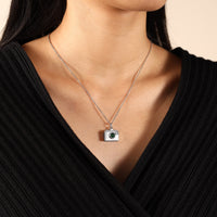 Personalized Birthstone & Photo Necklace
