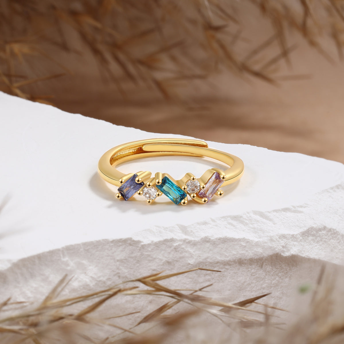 Personalized Birthstone Ring