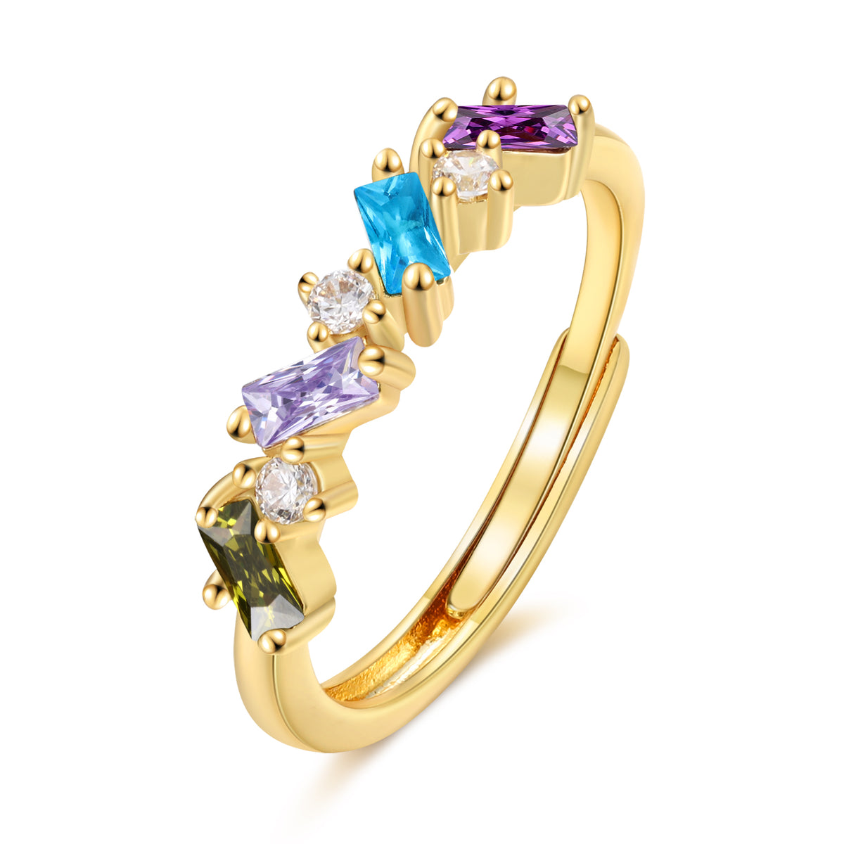 Personalized Birthstone Ring