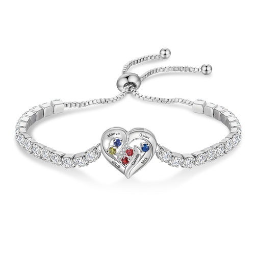 Personalized Birthstone Bracelet