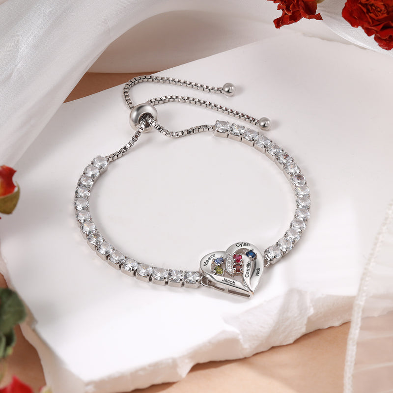 Personalized Birthstone Bracelet