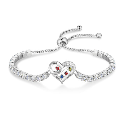 Personalized Birthstone Bracelet