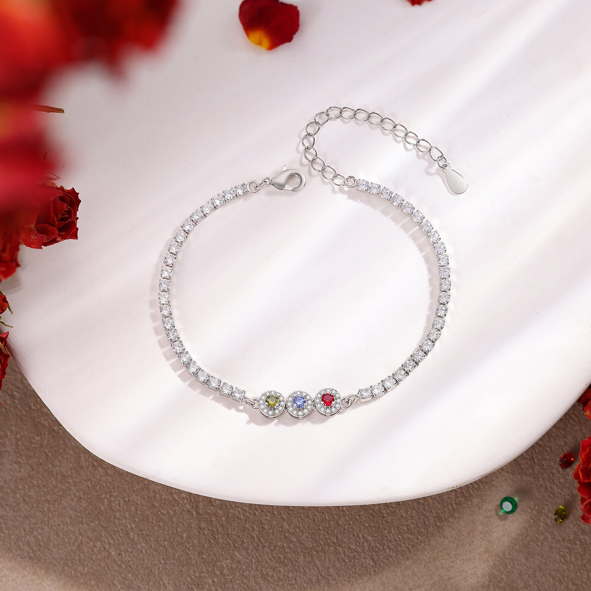 Personalized Birthstone Bracelet