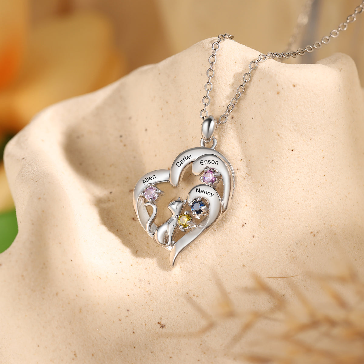 Personalized Birthstone Necklace