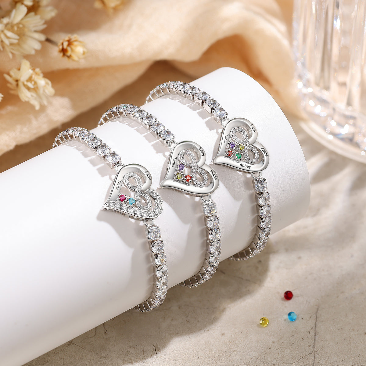 Personalized Birthstone Bracelet
