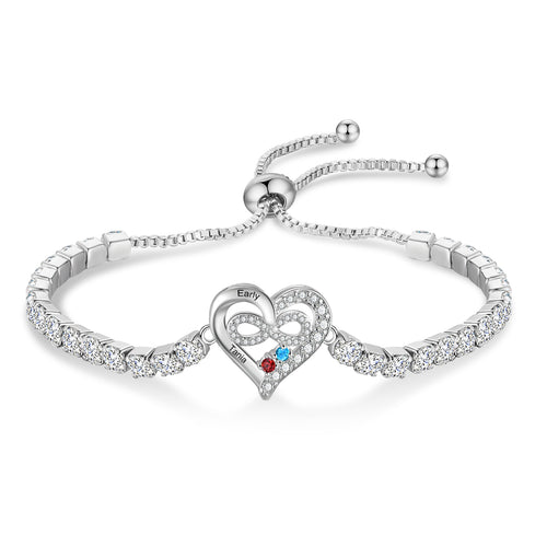 Personalized Birthstone Bracelet