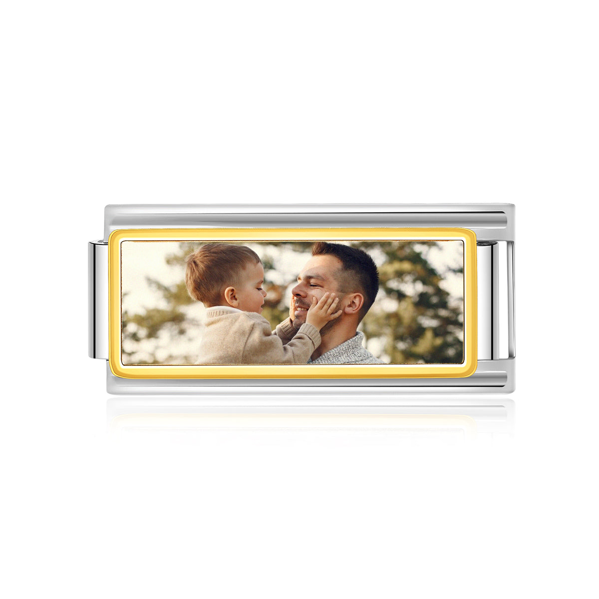 Personalized Photo Italian Charm Link Bracelet
