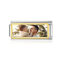 Personalized Photo Italian Charm Link Bracelet