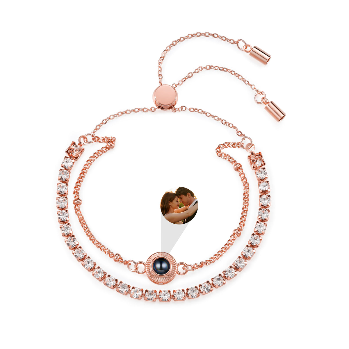 Personalized Photo Projection Bracelet