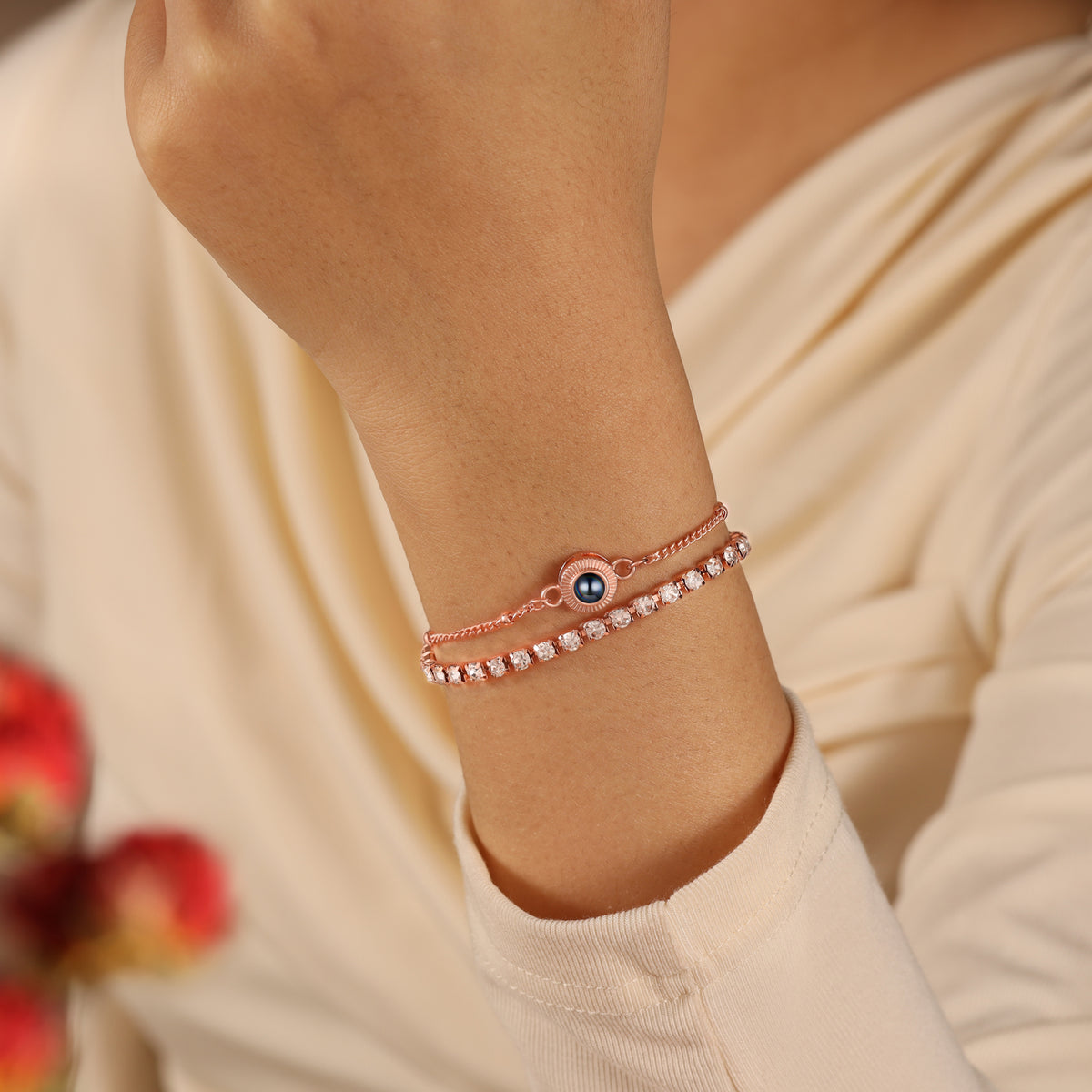 Personalized Photo Projection Bracelet