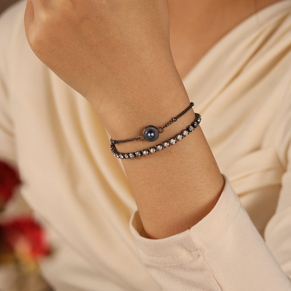 Personalized Photo Projection Bracelet