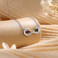 Sterling Silver Personalized Birthstone Necklace