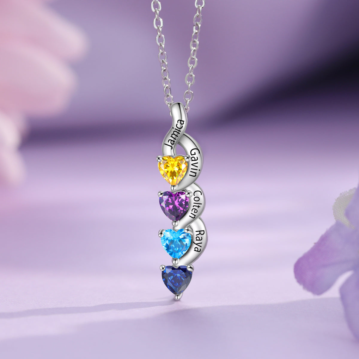 Custom Birthstone Necklace