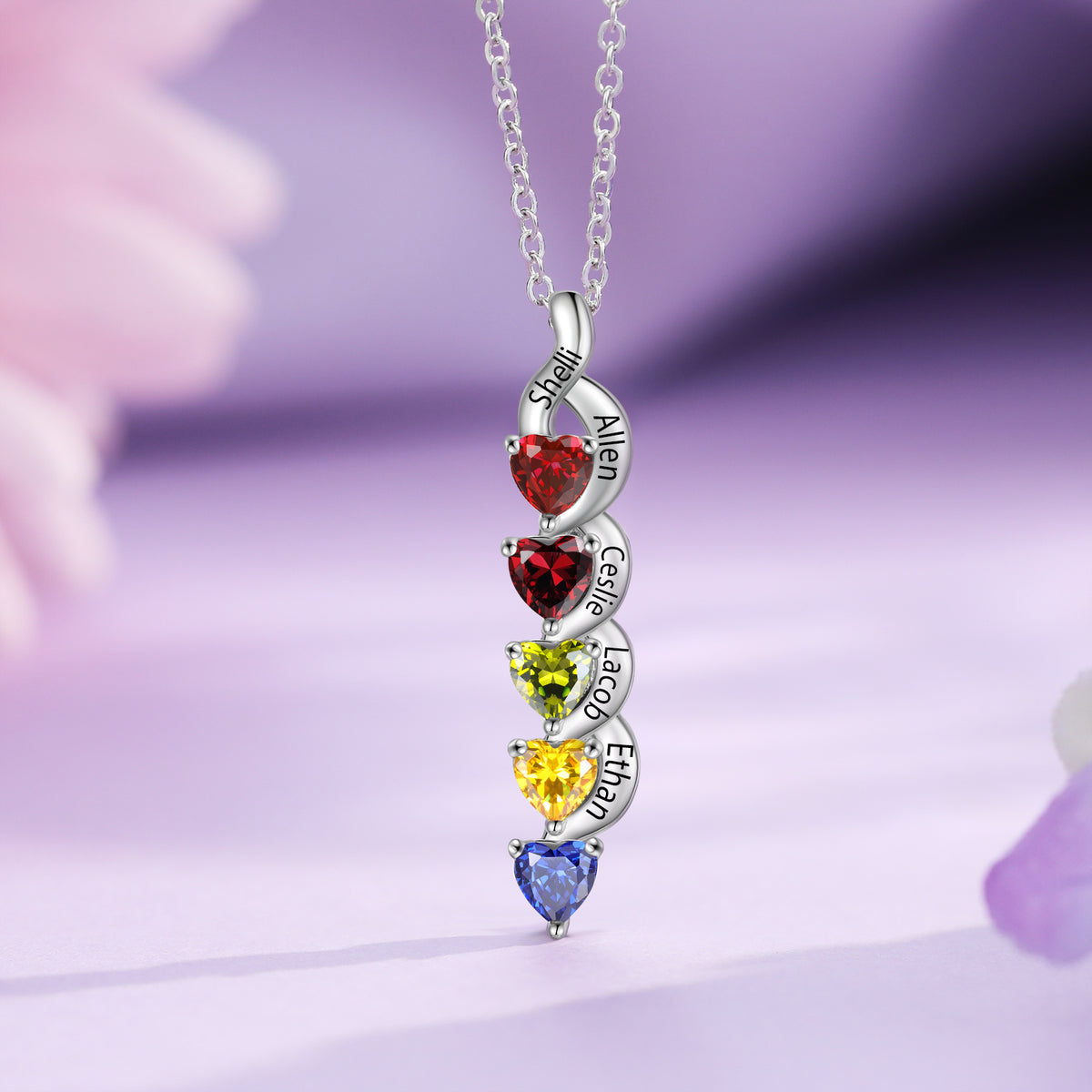 Custom Birthstone Necklace