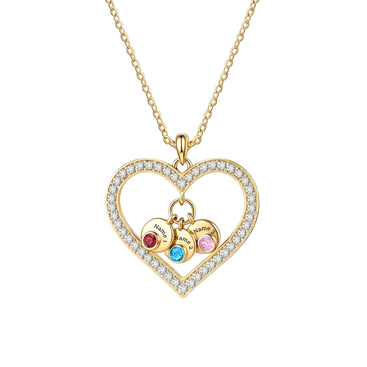 Personalized Birthstone Necklace