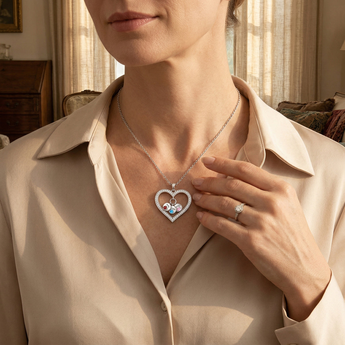 Personalized Birthstone Necklace
