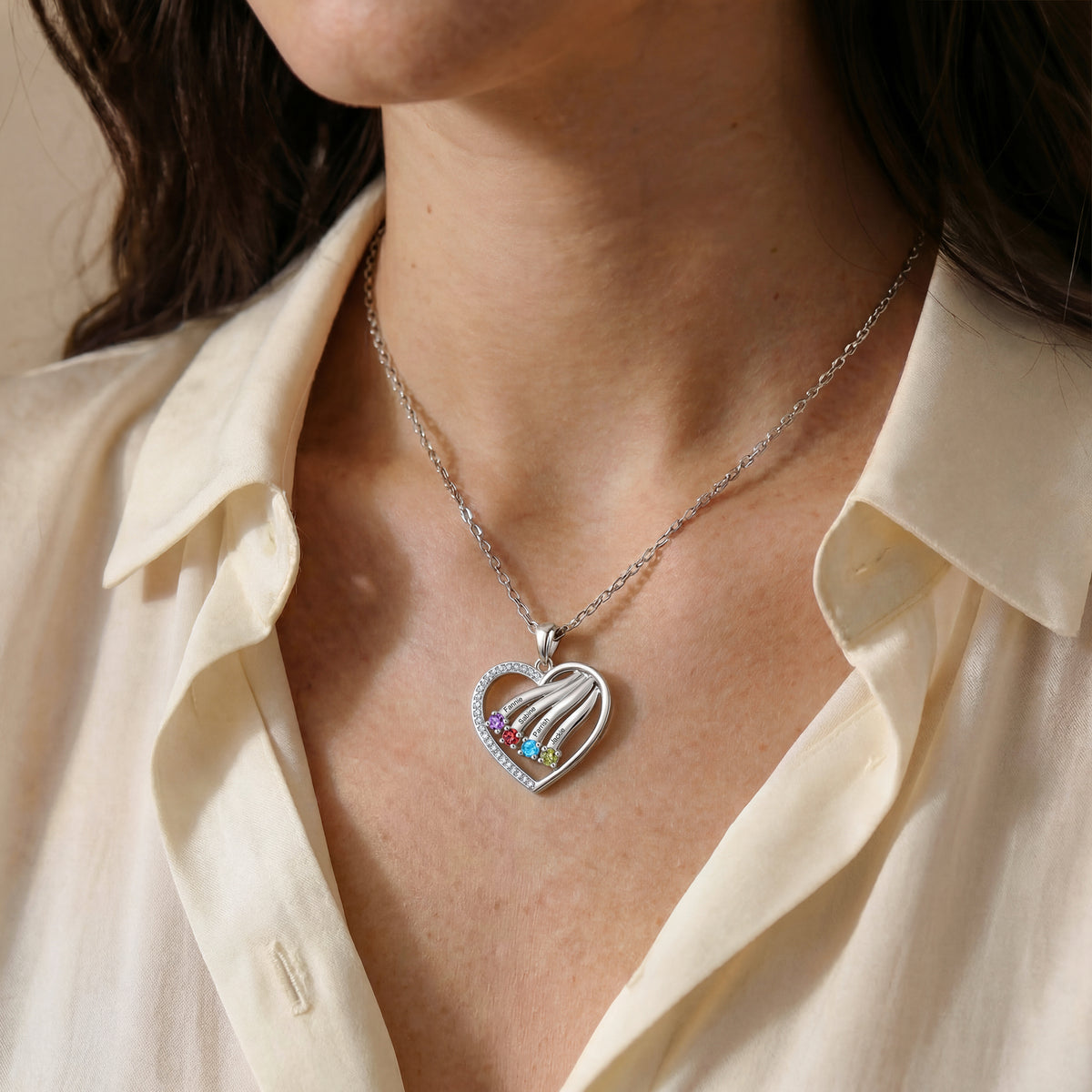 Personalized Birthstone Necklace