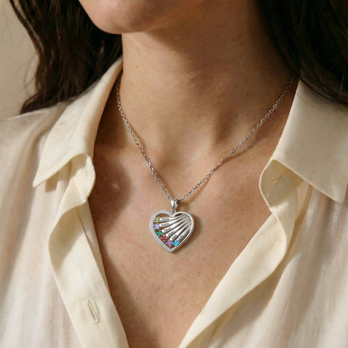Personalized Birthstone Necklace