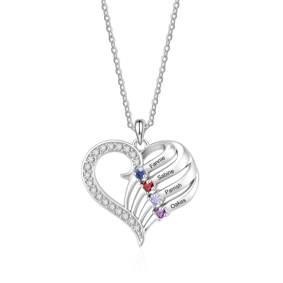 Personalized Birthstone Necklace