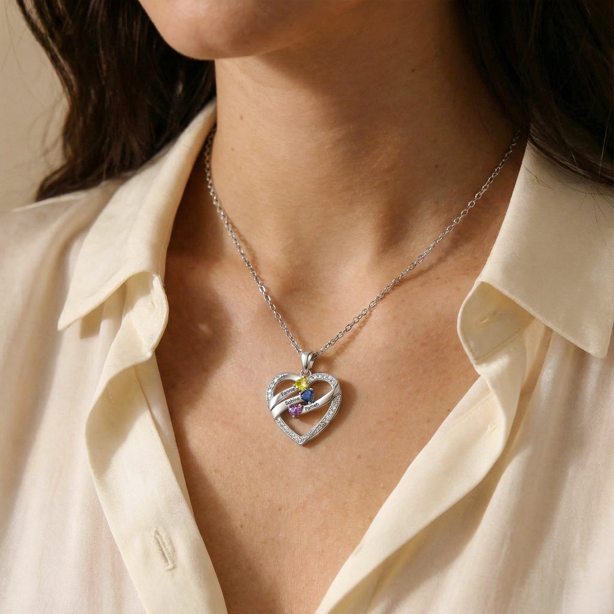 Personalized Birthstone Necklace