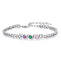 Personalized Birthstone Bracelet