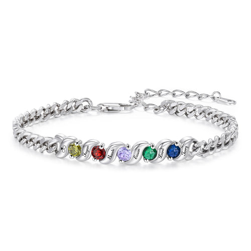Personalized Birthstone Bracelet