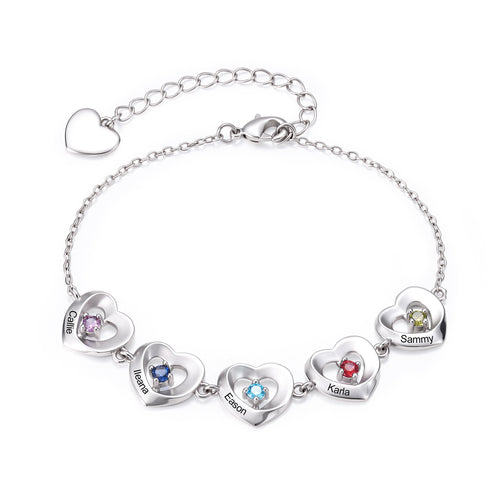 Personalized Birthstone Bracelet