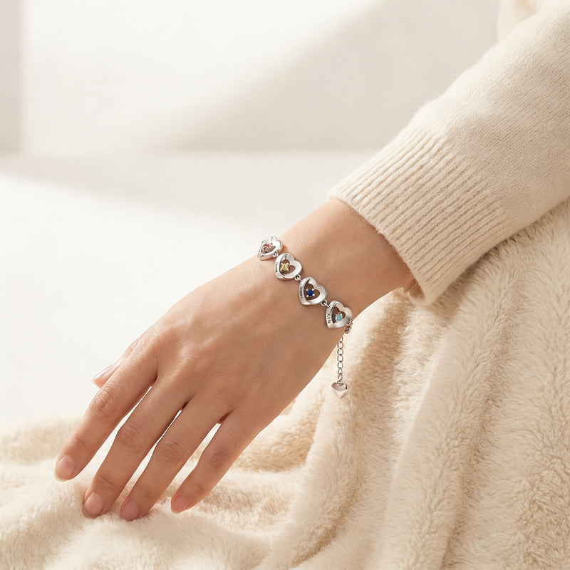 Personalized Birthstone Bracelet