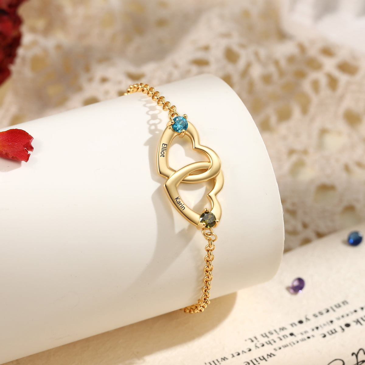 Personalized Birthstone Bracelet