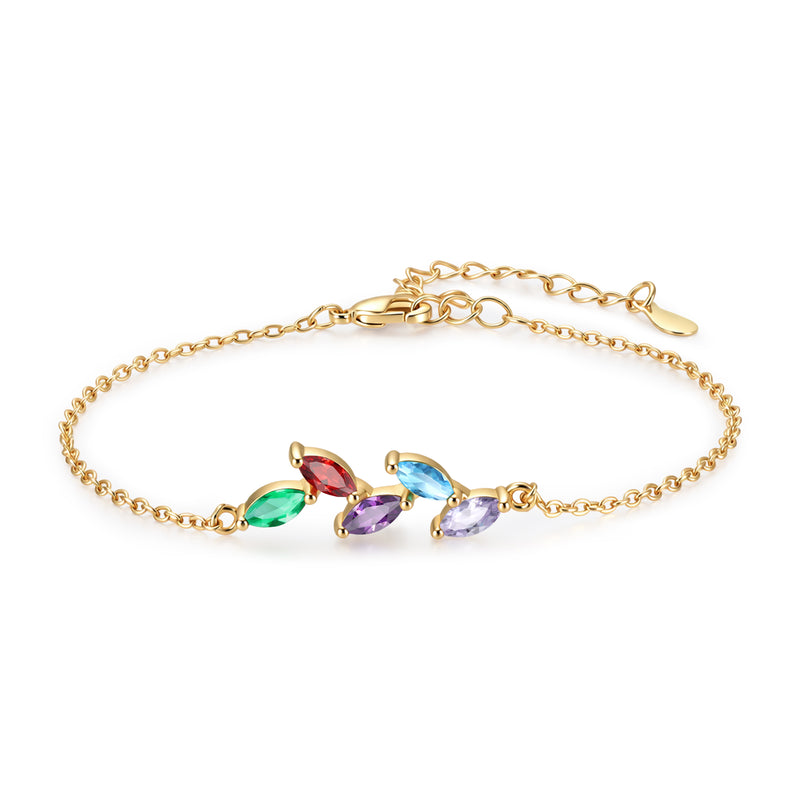 Personalized Birthstone Bracelet