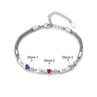 Personalized Birthstone Bracelet
