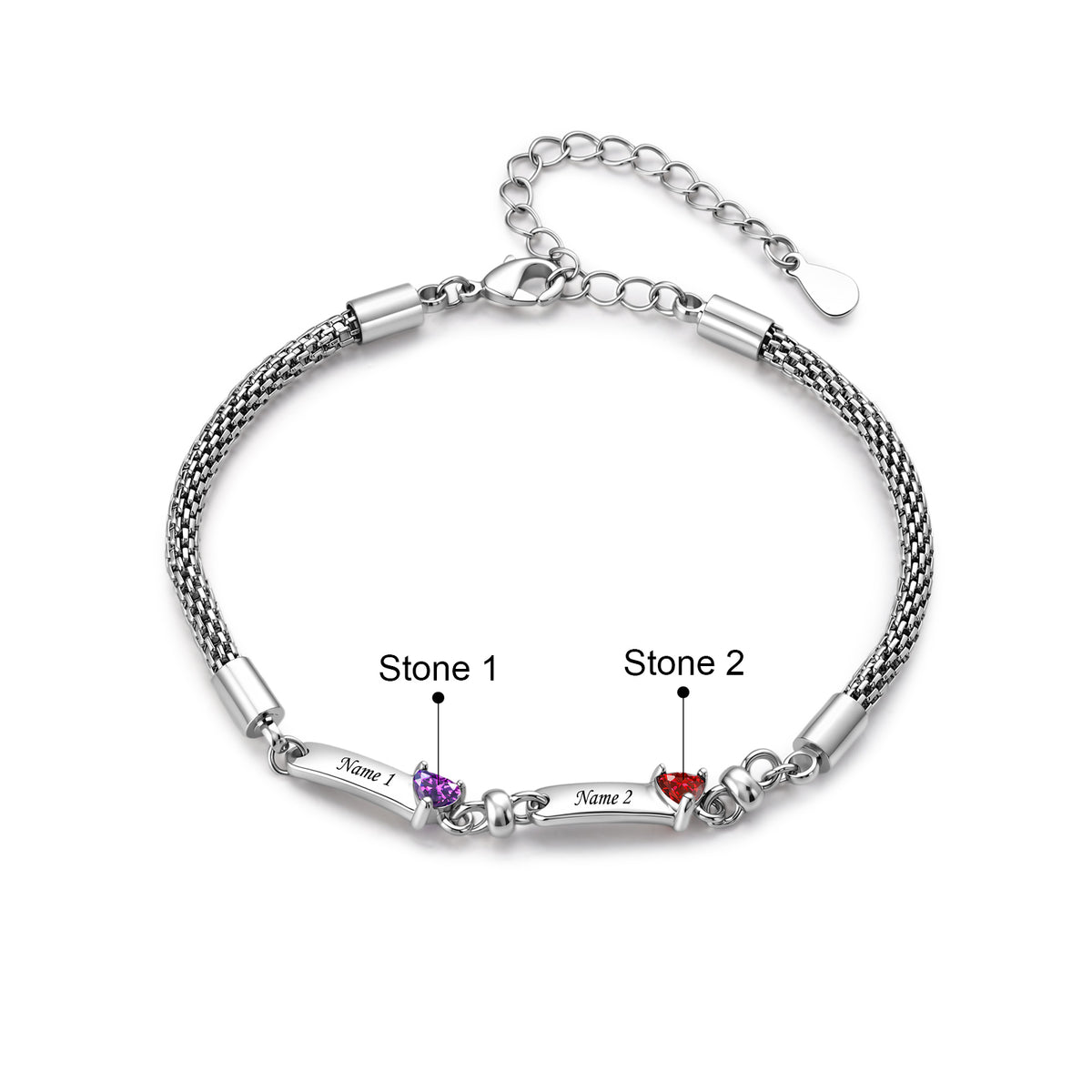 Personalized Birthstone Bracelet