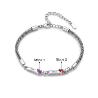 Personalized Birthstone Bracelet