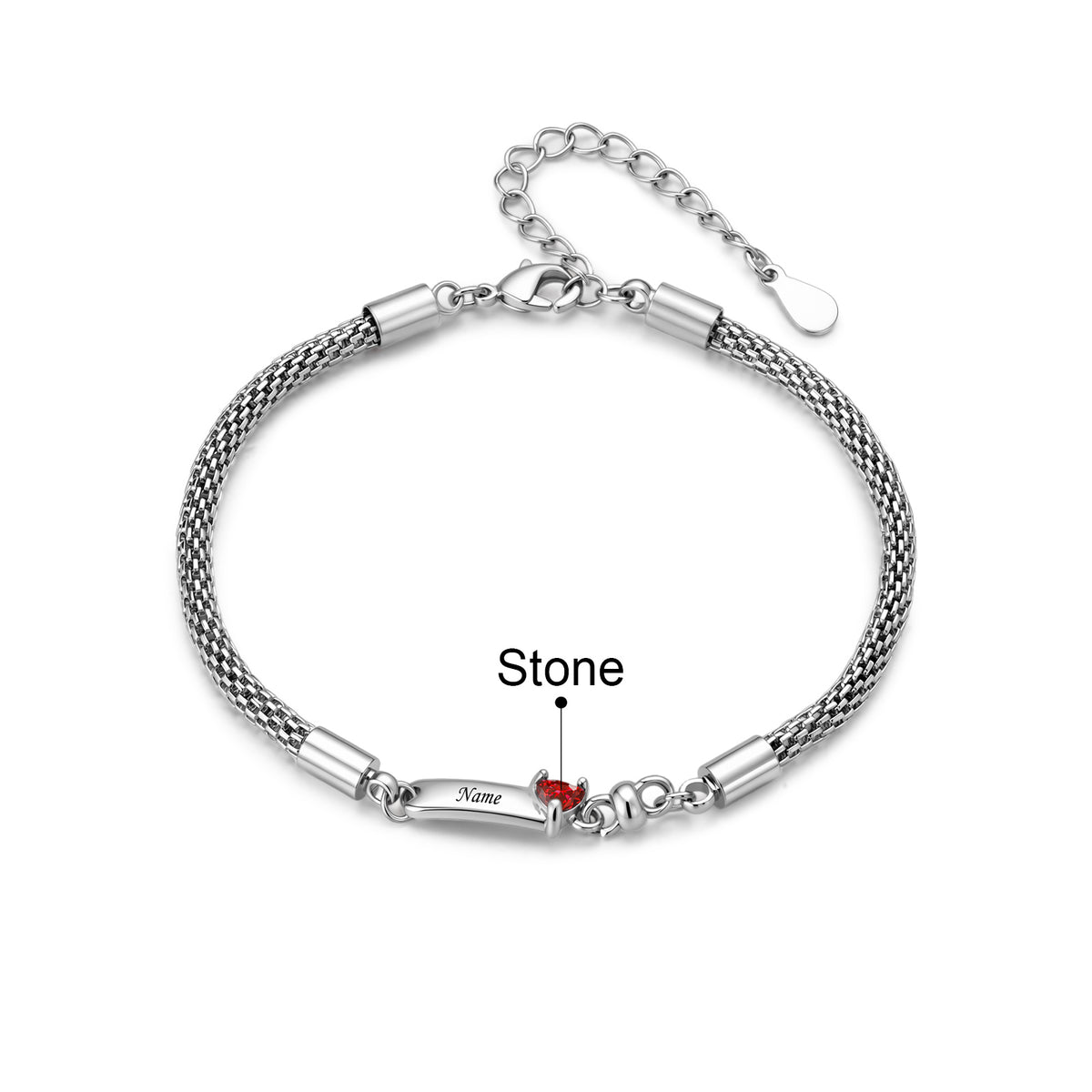 Personalized Birthstone Bracelet