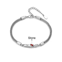 Personalized Birthstone Bracelet