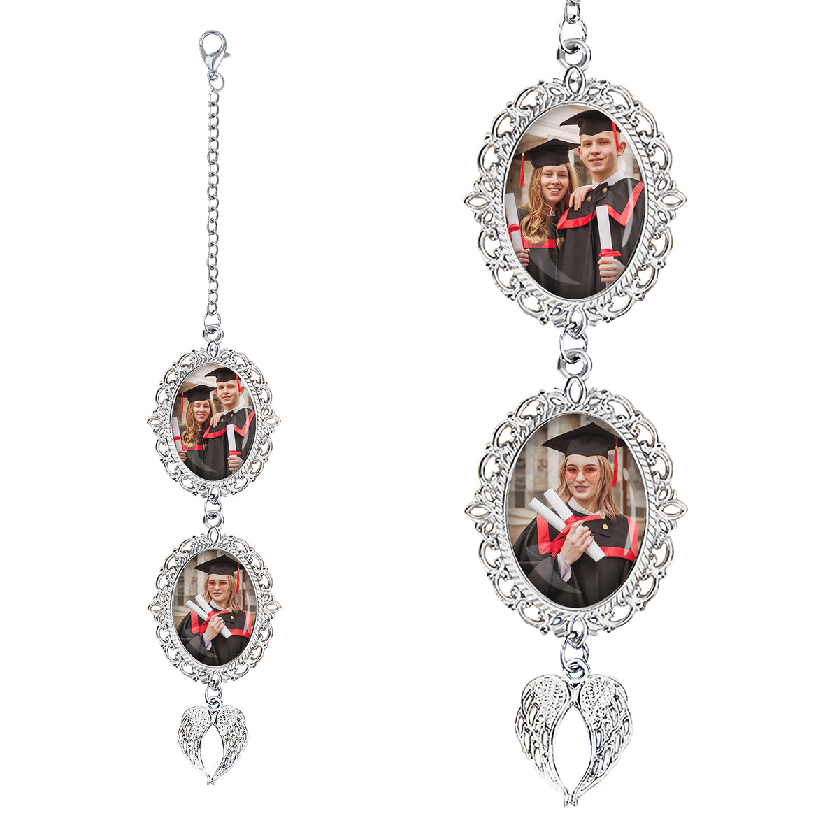 Graduation Multi Photo Memorial Charm