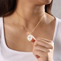 Custom Photo Cross Locket Necklace