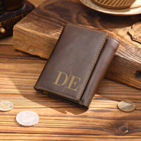 Personalized Men's Leather Wallet