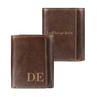 Personalized Men's Leather Wallet