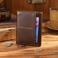 Personalized Men's Leather Wallet