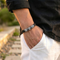 Custom Men Leather Bracelet