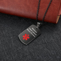 Custom Stainless Steel Medical Necklace